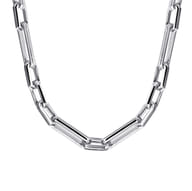 22 Inch 4.2mm 925 Sterling Silver Men's Solid Figaro Link Chain Necklace