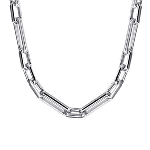 22 Inch 4.2mm 925 Sterling Silver Solid Figaro Chain Necklace