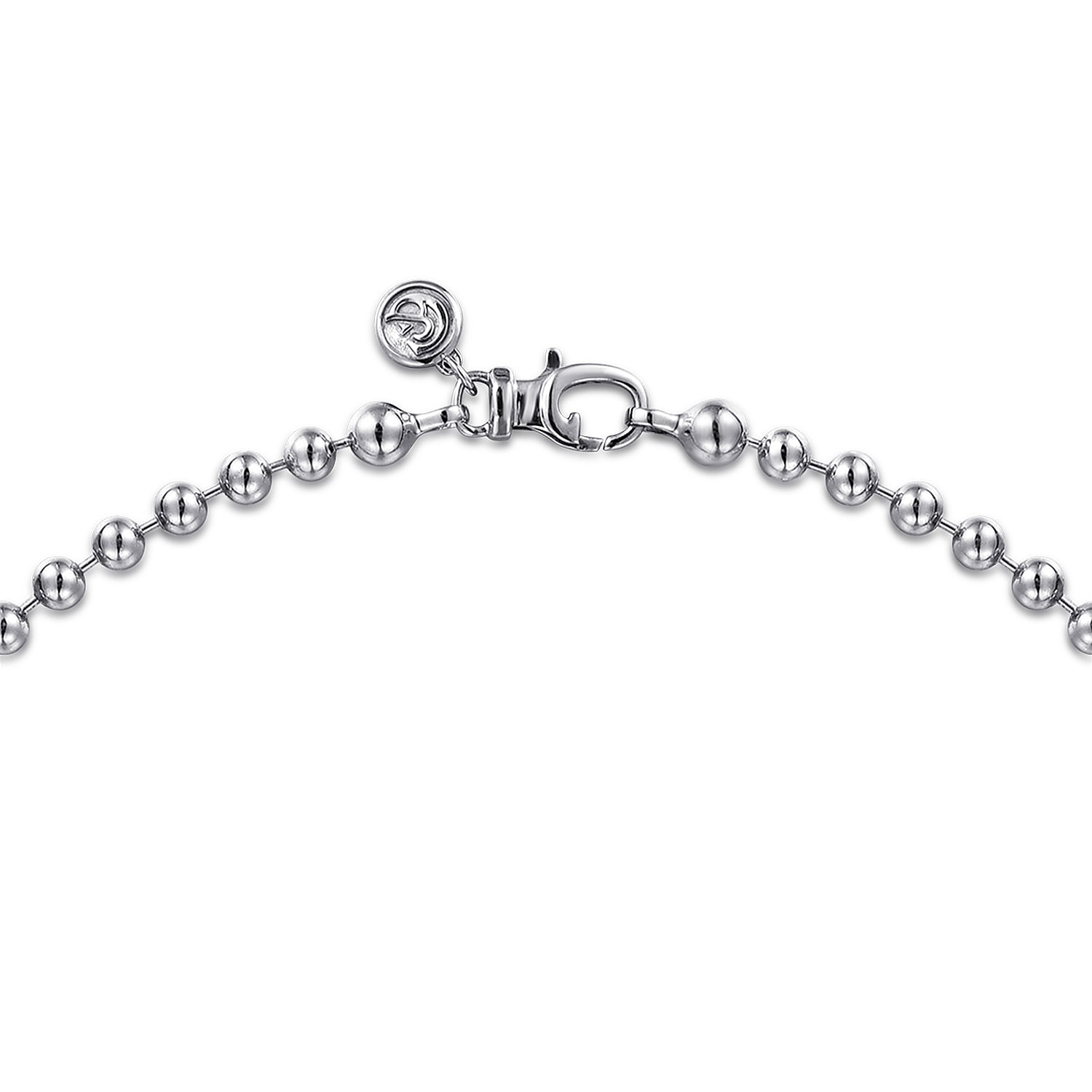 22 Inch 4mm 925 Sterling Silver Hollow Ball Chain Necklace