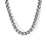 22 Inch 4mm 925 Sterling Silver Solid Men's Round Box Chain Necklace