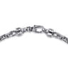 22 Inch 5.50mm 925 Sterling Silver Men's Solid Faceted Link Chain Necklace