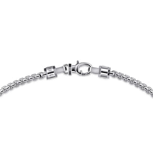 22 Inch 5.6mm 925 Sterling Silver Solid Men's Round Box Chain Necklace