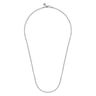 22 Inch 925 Sterling Silver 3mm Hollow Ball Chain Necklace