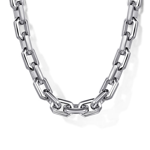 22 Inch 925 Sterling Silver Faceted Chain Necklace | Shop 925 Silver ...