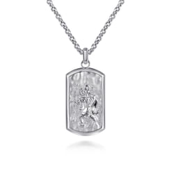 22-Inch-925-Sterling-Silver-Saint-Christopher-Dog-Tag-Pendant-Necklace1