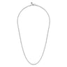22 Inch 925 Sterling Silver Solid Men's Link Chain Necklace