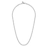 22 Inch 925 Sterling Silver Solid Men's Link Chain Necklace 