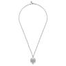 22 Inch 925 Sterling Silver St Michael Dog Tag Pendant Necklace