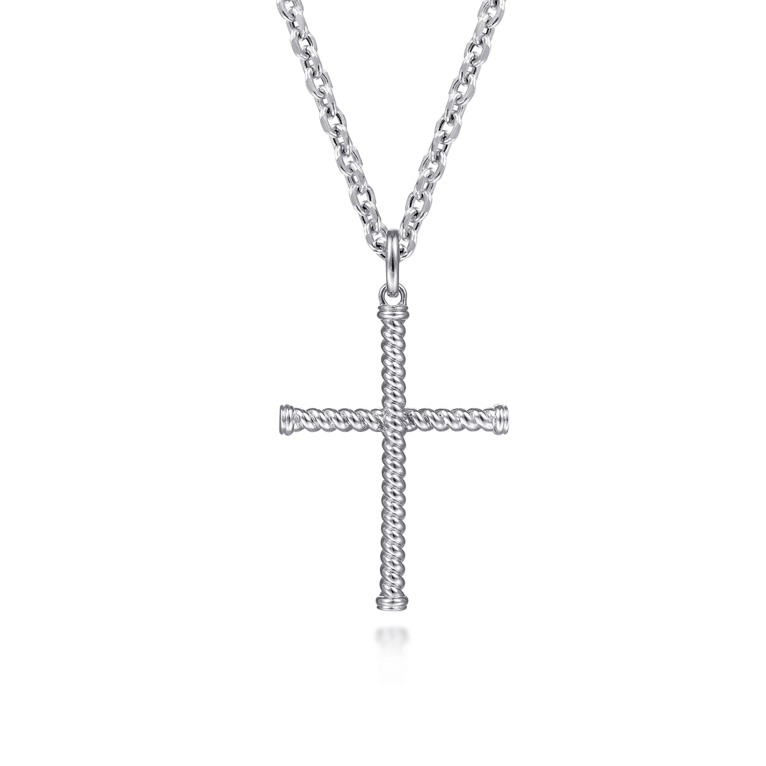 ★COURONNE★ Ilang Cross 34_RXBRX25115BKX 925 Sterling Silver Diamond Cross Pendant Necklace @ $140