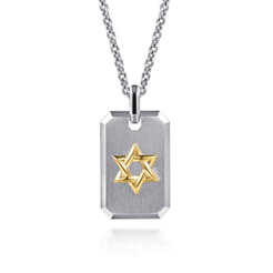 22-Inch-925-Sterling-Silver-and-14K-Yellow-Gold-Dog-Tag-With-Star-of-David-Pendant-Necklace1