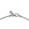 24 Inch 1.9mm 14K White Gold Men's Hollow Wheat Chain Necklace 