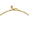 24 Inch 2.85mm 14K Yellow Gold Men's Hollow Link Chain Necklace