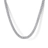 24 Inch 3mm 925 Sterling Silver Men's Solid Cuban Link Chain Necklace