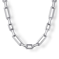 24 Inch 4.2mm 925 Sterling Silver Men's Solid Figaro Link Chain Necklace