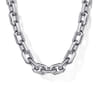 24 Inch 5.6mm 925 Sterling Silver Men's Solid Faceted Link Chain Necklace