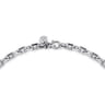 24 Inch 5.6mm 925 Sterling Silver Men's Solid Faceted Link Chain Necklace