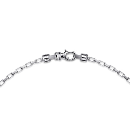 24 Inch 5mm 925 Sterling Silver Men's Solid Box Chain Necklace