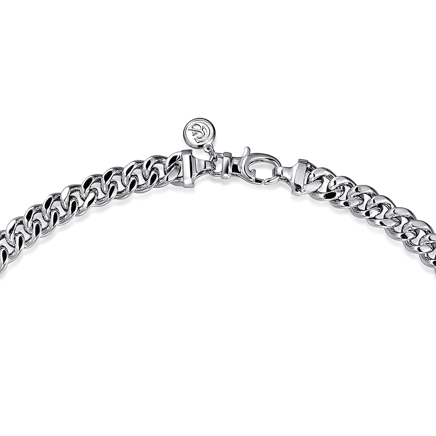 24 Inch 7mm 925 Sterling Silver Men's Solid Diamond Cut Cuban Link Necklace - Shot 3