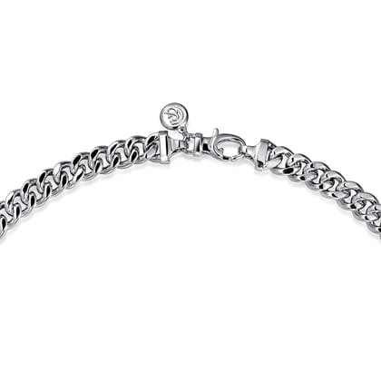 24 Inch 7mm 925 Sterling Silver Men's Solid Diamond Cut Cuban Link Necklace