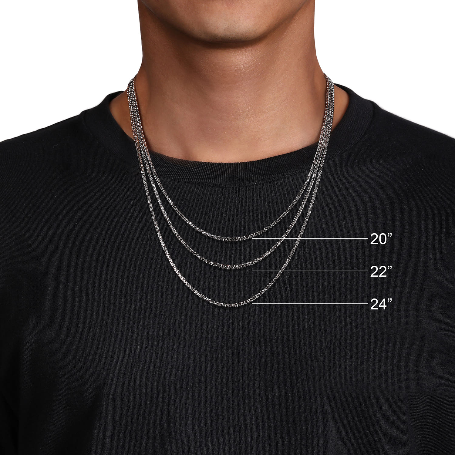 24 Inch 7mm 925 Sterling Silver Men's Solid Diamond Cut Cuban Link Necklace - Shot 4