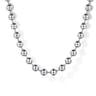24 Inch 925 Sterling Silver 4mm Hollow Ball Chain Necklace