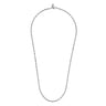 24 Inch 925 Sterling Silver Hollow Men's Link Chain Necklace