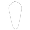 24 Inch 925 Sterling Silver Solid Men's Box Chain Necklace