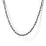 24 Inch 925 Sterling Silver Solid Men's Wheat Chain Necklace 