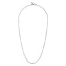 24 Inch 925 Sterling Silver Solid Men's Wheat Chain Necklace 
