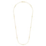 24 inch 14K Yellow Gold Bujukan Bead Station Necklace