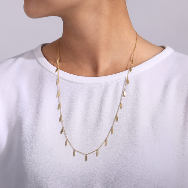 Necklace Length Guide Dainty Gold Necklace