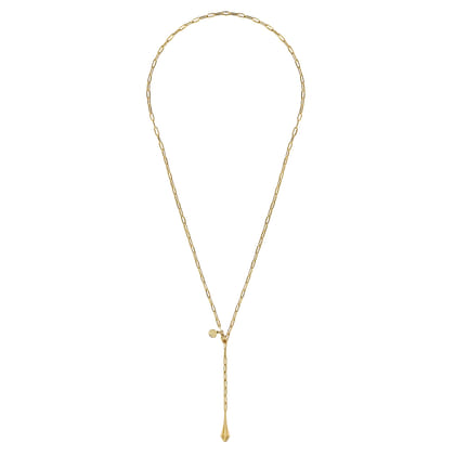 24 inch 14K Yellow Gold Link Chain Necklace