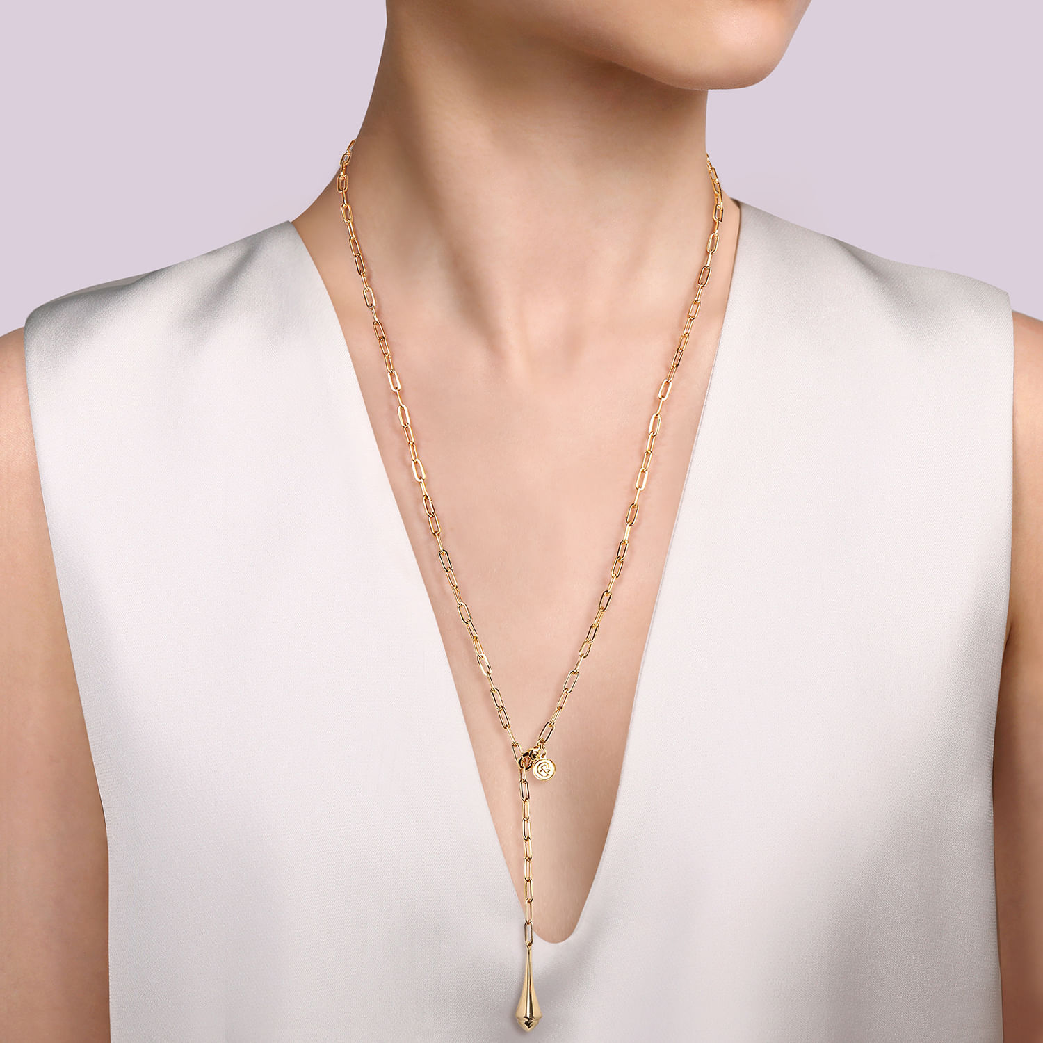 24 inch 14K Yellow Gold Link Chain Necklace