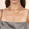 24 inch Vintage Inspired 14K Yellow Gold Filigree Diamond Locket Necklace - 0.5 ct