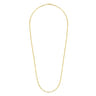 26 inch 14K Yellow Gold Hollow Paper Clip Necklace