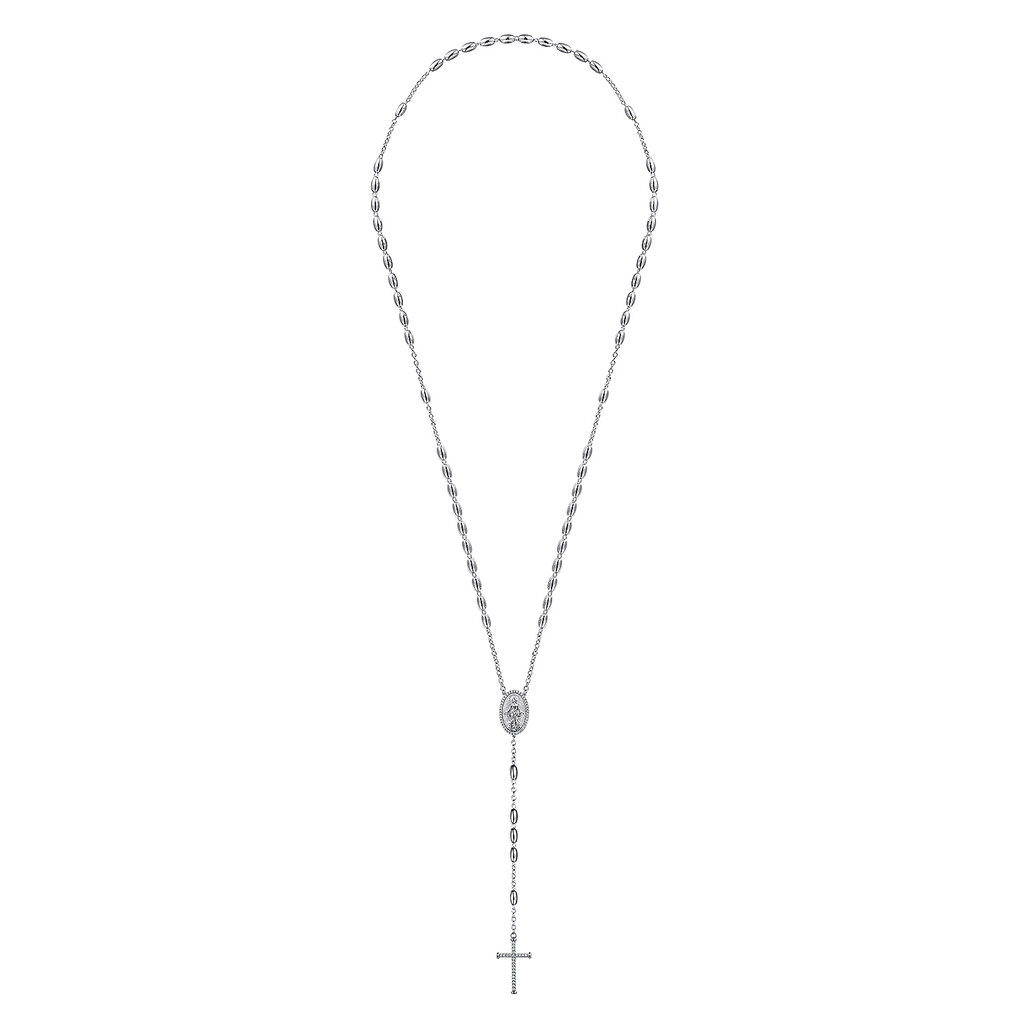 ★関税/送料込★VIVASTUDIO★BLACK DIAMOND ROSARY NECKLACE Black Diamond Rosary Necklace | Edgy Fine Jewelry
