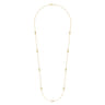 28 inch 14K Yellow Gold Bujukan Bead Station Necklace