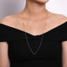 28 inch 14K Yellow Gold Bujukan Bead Station Necklace