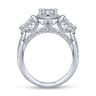 Bryson - 14K White Gold Marquise Shape Diamond Engagement Ring - 1.5 ct
