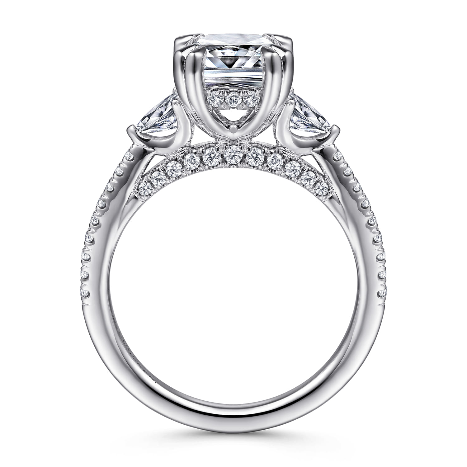 Holloway - 14K White Gold Diamond Engagement Ring - 0.56 ct - Shot 2
