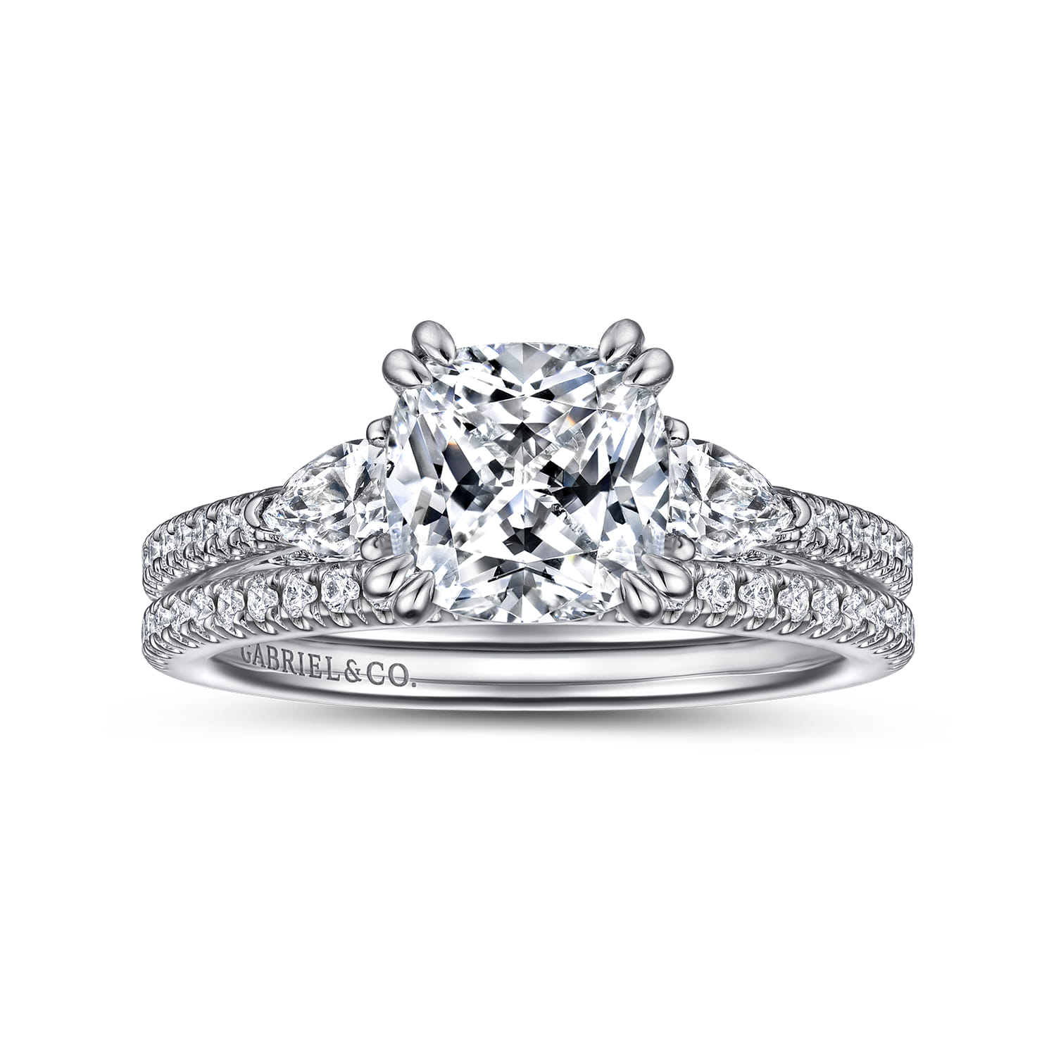 Holloway - 14K White Gold Diamond Engagement Ring - 0.56 ct - Shot 4