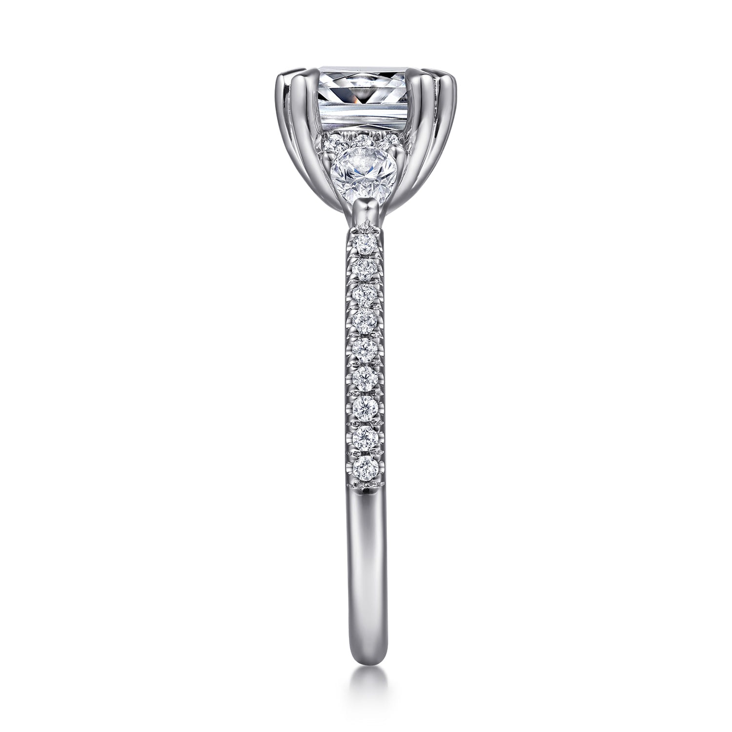 Holloway - 14K White Gold Diamond Engagement Ring - 0.56 ct - Shot 5