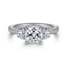 Wilda - 14K White Gold Diamond Engagement Ring - 0.82 ct