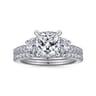 Wilda - 14K White Gold Diamond Engagement Ring - 0.82 ct