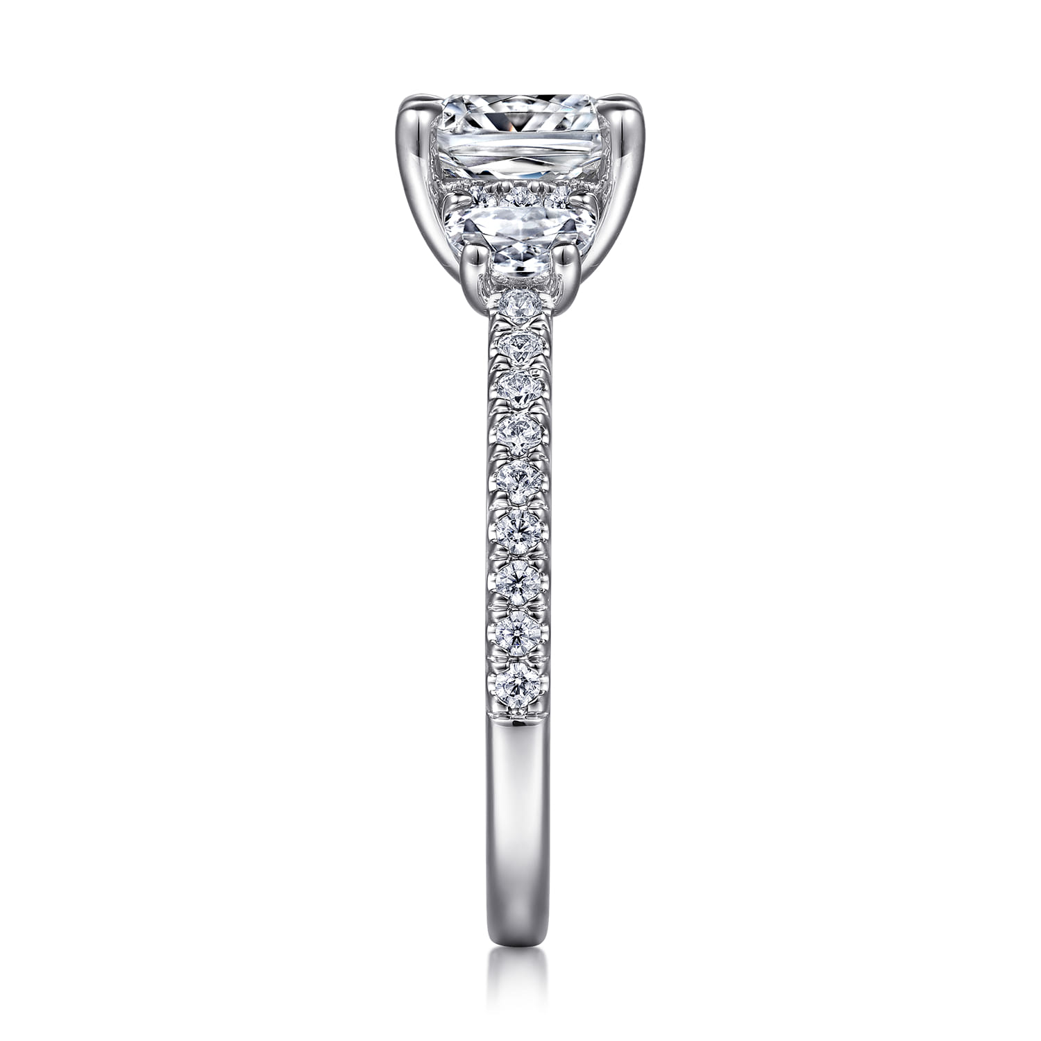 Wilda - 14K White Gold Diamond Engagement Ring - 0.82 ct - Shot 5