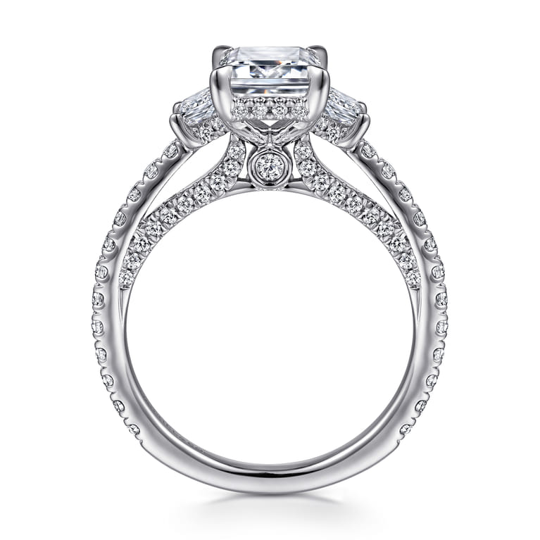 Blanka - 14K White Gold Diamond Engagement Ring - 1.05 ct - Shot 2