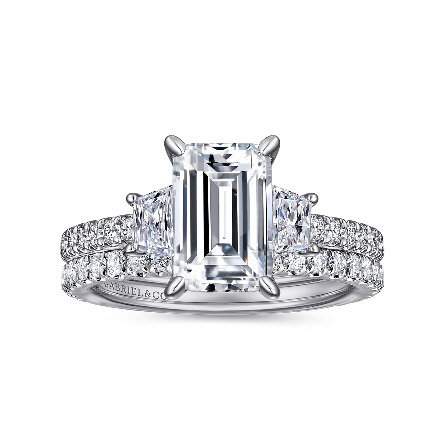 Blanka - 14K White Gold Diamond Engagement Ring - 1.05 ct - Shot 4