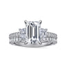 Blanka - 14K White Gold Diamond Engagement Ring - 1.05 ct
