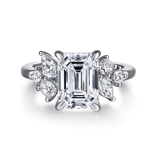 Emerald-Cut Engagement Ring