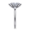 Acacia - 14K White Gold Marquise Shape Three Stone Diamond Engagement Ring - 0.3 ct